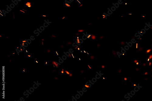 A black background with a lot of fire