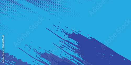 blue color pattern gradient grunge texture background. Dots pop art comics sport style vector pattern modern design eps10