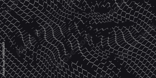 Mesh texture for fishing nets. Seamless pattern for sportswear or soccer goal, volleyball net, basketball hoop, hockey, athletics. Abstract net background for sports