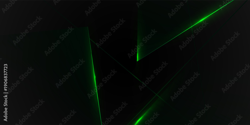 Obraz premium green abstract green light abstract ,background polygon elegant background and frame background