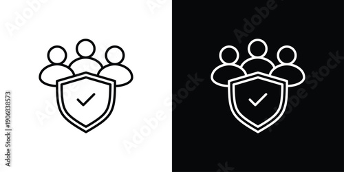 Team Icon Sheet Black And White