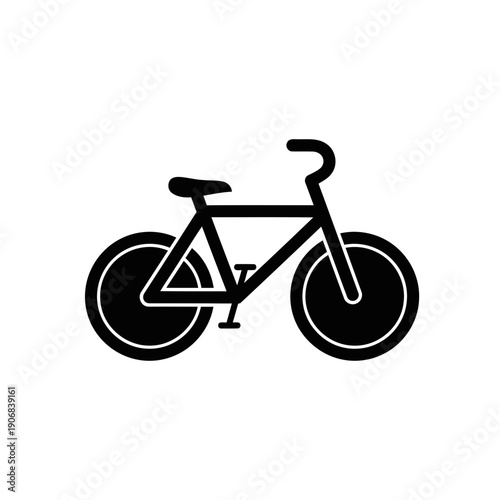 Bicycle icon for transportation and recreation