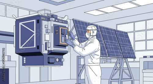 Aerospace concept illustrating modern aviation and space technology, including aircraft, rockets, satellites, and spacecraft. Represents innovation, engineering, and the future of aerospace industry a