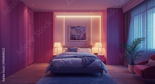 Functional bedroom with a m...