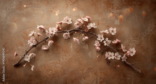 Gentle vintage apple blosso...