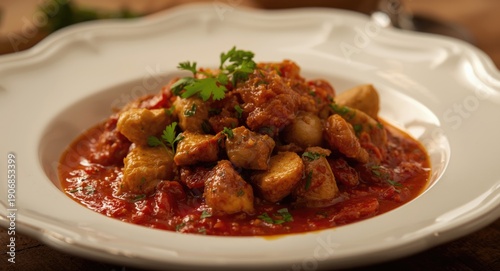 Hearty chicken and chantere...