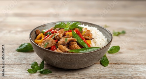 Flavorful Thai pork stir fr...
