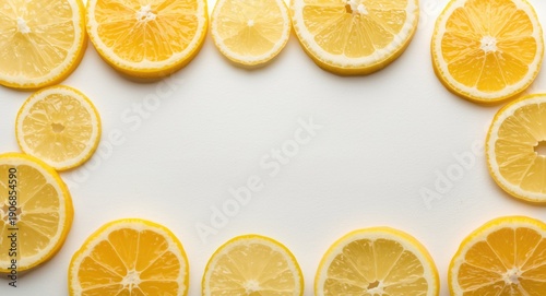 Fresh lemon segments and th...