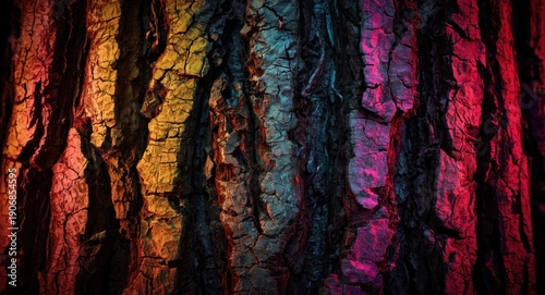 Expressive colorful pattern...