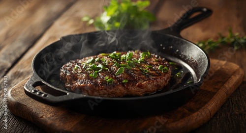 Grilled steak bursting with...