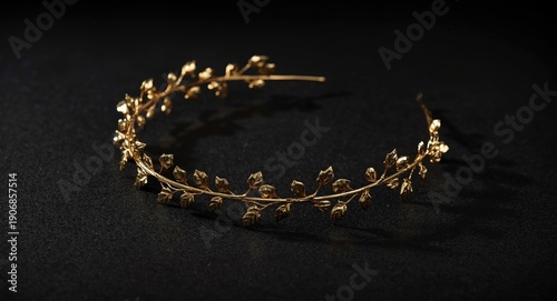 golden laurel wreath headba...