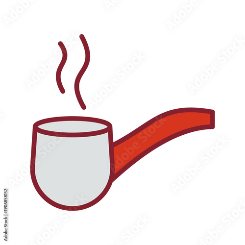Smoke Pipe Icon Design
