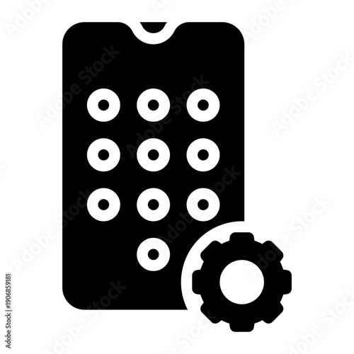 gear glyph icon