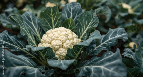 Cauliflower plant flourishi...
