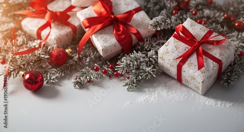 Festive winter decorations ...