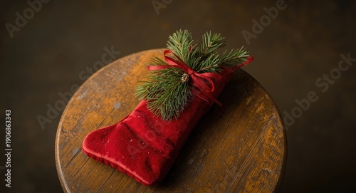 Festive small stocking deco...