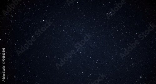 Clear black night sky spark...
