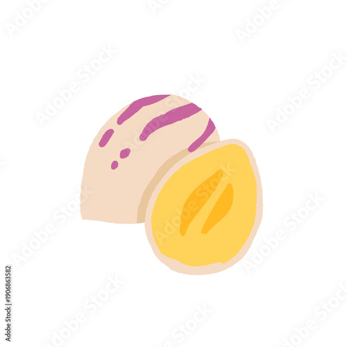 Rare exotic fruits vector illustration set with cucamelon banana passionfruit sapodilla black sapote pepino yellow pitaya rambutan durian loquat monstera blood orange canistel feijoa buddha hand