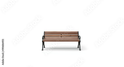 Individual park bench shown...
