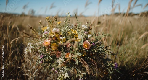 beautiful wildflower bouque...