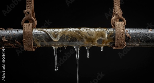 Leaking fluid from rubber t...