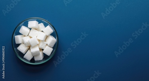 Arrangement of white sugar ...