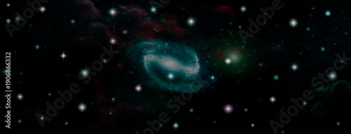 galaxy in a free space.