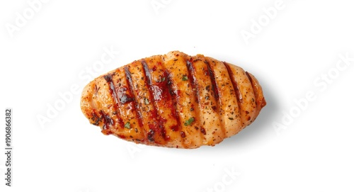 Grilled chicken breast garn...