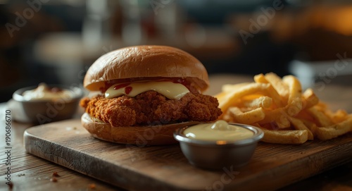 Delicious chicken schnitzel...