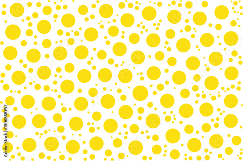 Yellow dots Background isolated