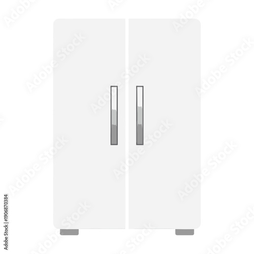 White Refrigerator Door Double Sided Appliance Icon