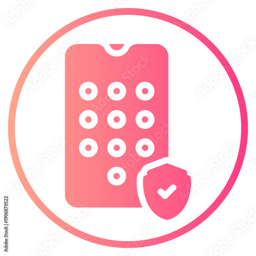 shield gradient icon