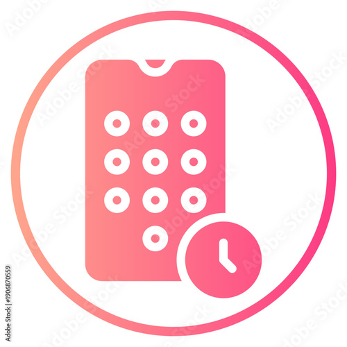 time gradient icon