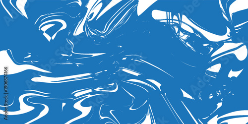 Abstract Wave Patterns. Vector Wavy Line Backgrounds. Retro Groovy and Psychedelic Swirl Graphics. Liquid Seamless Patterns