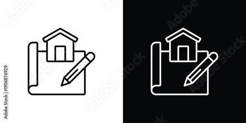 Blueprint Icon Sheet Black And White