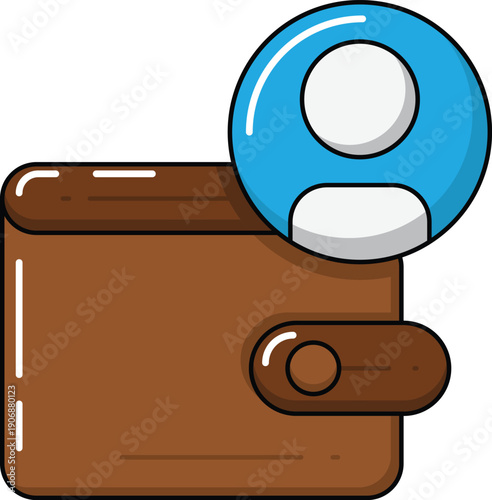 design wallet-id illustration icon 
