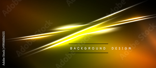 Abstract yellow lines over dark background. Gradient effect creates dynamic visual texture. Text reads background design. Simple, modern aesthetic.