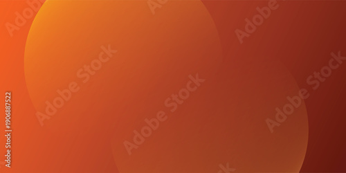 Vibrant Orange Abstract Background With Soft Circular Shapes For Modern Design And Marketing