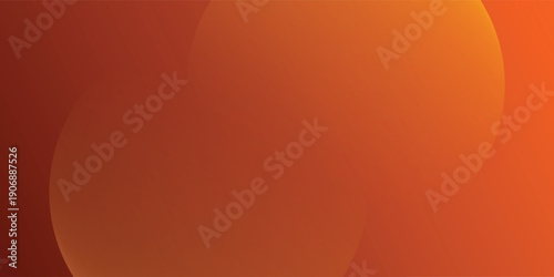 Vibrant Orange Abstract Background With Soft Circular Shapes For Modern Design And Marketing eps10