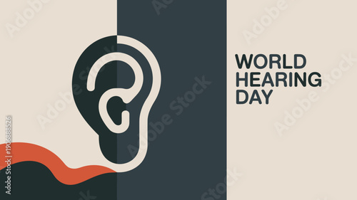 World Hearing Day Ear Icon Awareness