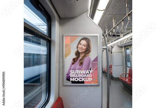 Subway Billboard Mockup