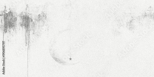 Grunge background with paint drips, layered halftone grain, gritty speckles and faint stains for a raw distressed vintage paper texture.