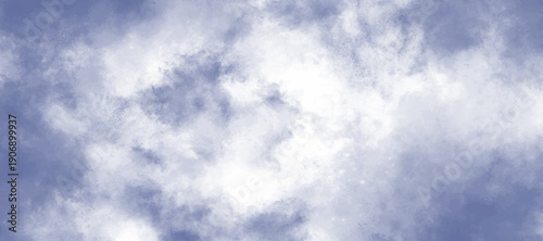 serene blue sky with white clouds on a peaceful day  creating a sense of calmness and tranquility. The scene is perfect for those who love nature and the outdoors, and it's a great way to relax