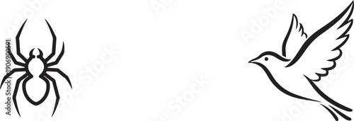 Black silhouette vector