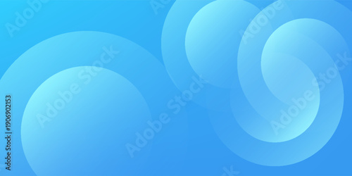 Abstract background, colorful. Blue gradations, circle effect style. Modern background, memphis. Eps 10