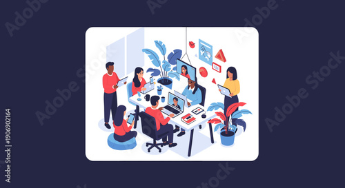 A joyful group of professionals celebrating success, perfect for motivational content in marketing materials.