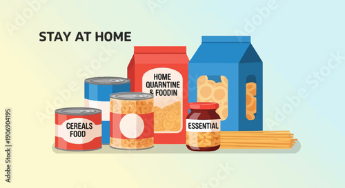 Food supplies for staying home