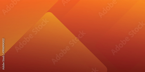 Warm Orange Abstract Geometric Background With Layered Diamond Shapes And Smooth Gradient, Perfect For Design vector illustration