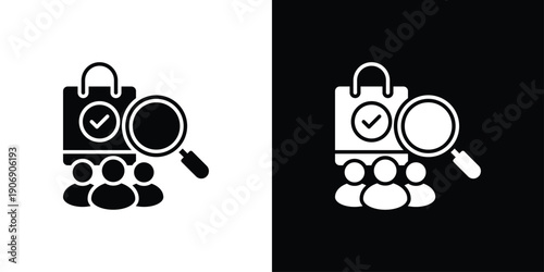 Customer Icon Sheet Multiple Style Collection Isolated Vector