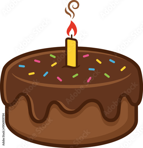 A close-up, abstract illustration of flowing chocolate swirls, perfect for representing indulgence, dessert, or rich flavors in marketing and design.